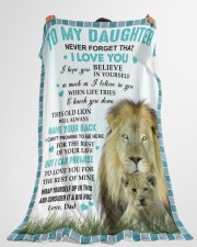 I Hope You Believe In Yourself - Lovely Gift For Daughter Large Fleece Blanket - 60" x 80" aos-coral-fleece-blanket-60x80-lifestyle-front-10