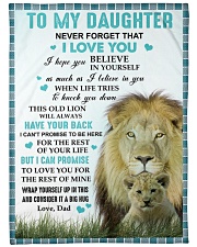 I Hope You Believe In Yourself - Lovely Gift For Daughter Large Fleece Blanket - 60" x 80" front