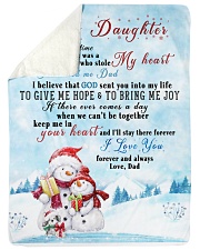 I'LL STAY THERE FOREVER - BEST GIFT FOR DAUGHTER Large Sherpa Fleece Blanket - 60" x 80" thumbnail