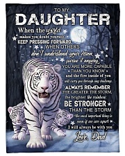I Will Always Be With You - Lovely Gift For Daughter Fleece Blanket tile