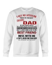 MESS WITH ME - BEST GIFT FOR DAUGHTER Crewneck Sweatshirt tile