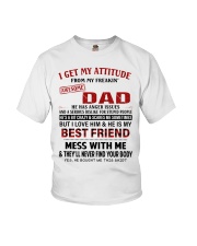 MESS WITH ME - BEST GIFT FOR DAUGHTER Youth T-Shirt tile