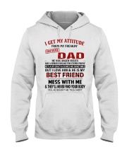 MESS WITH ME - BEST GIFT FOR DAUGHTER Hooded Sweatshirt tile