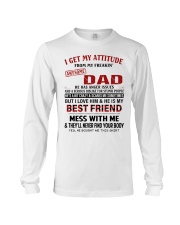 MESS WITH ME - BEST GIFT FOR DAUGHTER Long Sleeve Tee tile