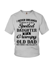 I'D GROW UP TO BE A SPOILED DAUGHTER Youth T-Shirt tile