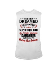 HE HAS A BACKBONE MADE OF STEEL Sleeveless Tee tile
