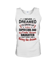 HE HAS A BACKBONE MADE OF STEEL Unisex Tank tile