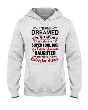 HE HAS A BACKBONE MADE OF STEEL Hooded Sweatshirt tile