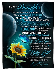 YOU WILL ALWAYS BE MY BABY GIRL Fleece Blanket tile