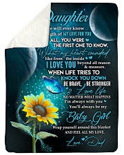 YOU WILL ALWAYS BE MY BABY GIRL Sherpa Fleece Blanket tile