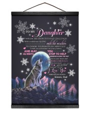 I LOVE YOU FOREVER AND ALWAYS - BEST GIFT FOR DAUGHTER Hanging Canvas tile
