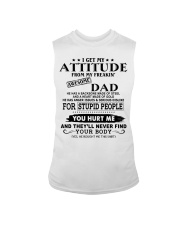 HE HAS A BACKBONE MADE OF STEEL Sleeveless Tee tile