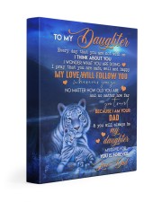 I Think About You - Amazing Gift For Daughter 11x14 Gallery Wrapped Canvas Prints front