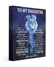 Never Forget That I Love You - Best Gift For Daughter 11x14 Gallery Wrapped Canvas Prints front