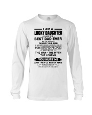 I AM A LUCKY DAUGHTER Long Sleeve Tee tile