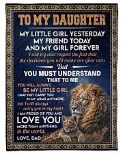 MY LITTLE GIRL - GIFT FOR DAUGHTER FROM DAD Fleece Blanket tile