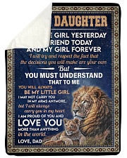 MY LITTLE GIRL - GIFT FOR DAUGHTER FROM DAD Sherpa Fleece Blanket tile