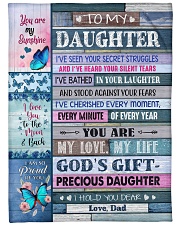 I LOVE YOU TO THE MOON AND BACK Large Fleece Blanket - 60" x 80" front