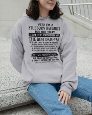 I Am The Property Of The Best Dad Ever - Lovely Gift For Daughter Hooded Sweatshirt apparel-hooded-sweatshirt-lifestyle-front-101