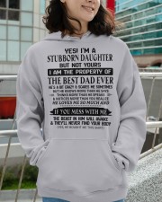 I Am The Property Of The Best Dad Ever - Lovely Gift For Daughter Hooded Sweatshirt apparel-hooded-sweatshirt-lifestyle-front-102