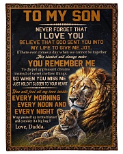 I LOVE YOU - AMAZING GIFT FOR SON Fleece Blanket tile