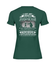I Get My Attitude From My Freakin Awesome Dad - Lovely Gift For Daughter Premium Fit Ladies Tee tile