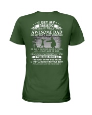 I Get My Attitude From My Freakin Awesome Dad - Lovely Gift For Daughter Ladies T-Shirt tile
