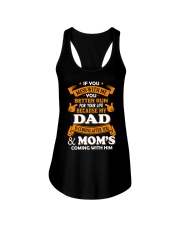 MESS WITH ME - AMAZING GIFT FOR DAUGHTER AND SON Ladies Flowy Tank tile