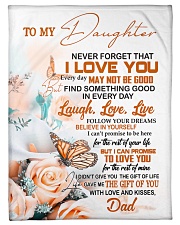 FOLLOW YOUR DREAM - BEAUTIFUL GIFT FOR DAUGHTER Small Fleece Blanket - 30" x 40" thumbnail