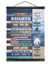 YOU WILL NEVER LOSE - LOVELY GIFT FOR DAUGHTER Hanging Canvas tile