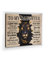 I Hope You Believe In Yourself - Lovely Gift For Daughter Floating Framed Canvas Prints White tile
