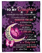 I AM ALWAYS WITH YOU - TO DAUGHTER FROM DAD Fleece Blanket tile