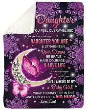 I AM ALWAYS WITH YOU - TO DAUGHTER FROM DAD Sherpa Fleece Blanket tile