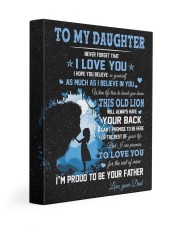 I Believe In You - Lovely Gift For Daughter 11x14 Gallery Wrapped Canvas Prints front