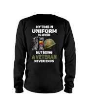 My Time In Uniform Is Over - Perfect Gift For Veteran Long Sleeve Tee tile