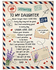 THE GIFT OF LIFE - AMAZING GIFT FOR DAUGHTER Large Fleece Blanket - 60" x 80" front