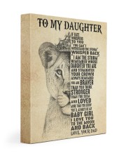 I LOVE YOU - BEST GIFT FOR DAUGHTER FROM DAD 11x14 Gallery Wrapped Canvas Prints front