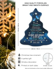 You'll Always Be My Baby Girl - Amazing Gift For Daugher Tree ornament - single (porcelain) custom-tree-ornament-single-porcelain-lifestyle-03