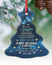You'll Always Be My Baby Girl - Amazing Gift For Daugher Tree ornament - single (porcelain) custom-tree-ornament-single-porcelain-lifestyle-10