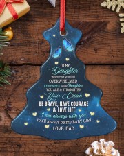 You'll Always Be My Baby Girl - Amazing Gift For Daugher Tree ornament - single (porcelain) custom-tree-ornament-single-porcelain-lifestyle-11