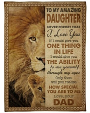 How Special You Are To Me - Best Gift For Daughter Large Fleece Blanket - 60" x 80" front