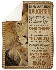 How Special You Are To Me - Best Gift For Daughter Sherpa Fleece Blanket tile