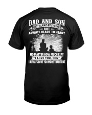 Dad And Son Not Always Eye To Eye Classic T-Shirt back