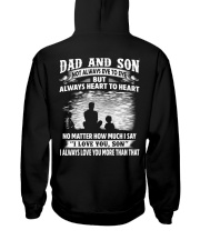 Dad And Son Not Always Eye To Eye Hooded Sweatshirt tile