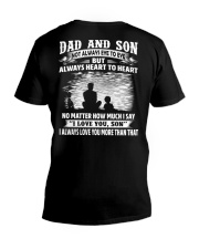 Dad And Son Not Always Eye To Eye V-Neck T-Shirt tile