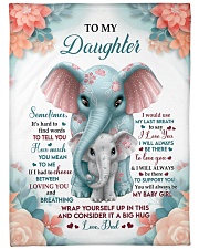 How Much You Mean To Me - Amazing Gift For Daughter Large Fleece Blanket - 60" x 80" front