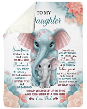 How Much You Mean To Me - Amazing Gift For Daughter Sherpa Fleece Blanket tile