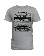 LOVES ME UNCONDTIONALLY - GREAT GIFT FOR DAUGHTER Ladies T-Shirt tile