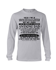 LOVES ME UNCONDTIONALLY - GREAT GIFT FOR DAUGHTER Long Sleeve Tee tile