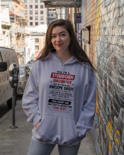 HE IS MY BEST FRIEND - PERFECT GIFT FOR DAUGHTER Hooded Sweatshirt lifestyle-unisex-hoodie-front-1
